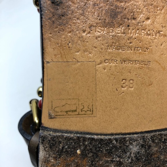 Isabel Marant Roman Empire Gladiator Sandals Womens 38 8 Leather Boho Summer - Picture 7 of 16